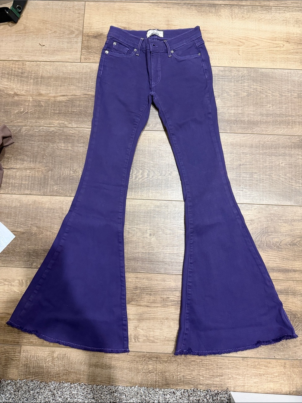We The Free Purple Flare Jeans